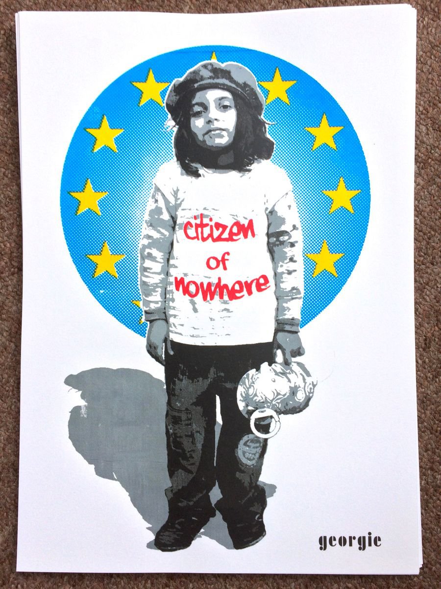 EU Citizen of nowhere by Georgie