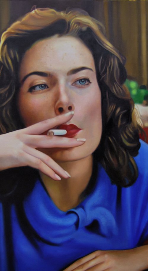 Commissioned artwork, Oil on canvas, Hyperrealism by Valeri Tsvetkov