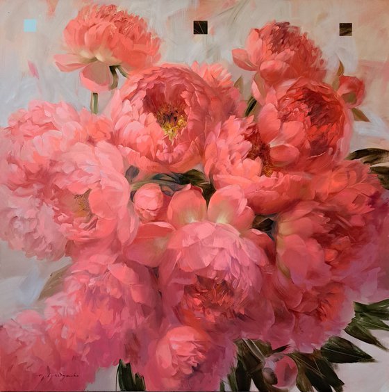 Coral peony