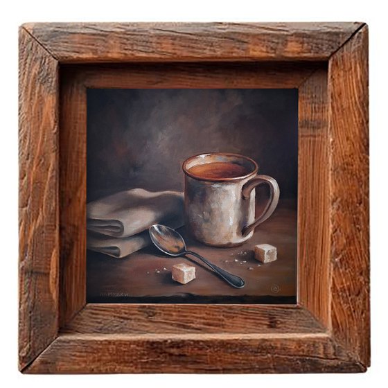 Rustic Tea Still Life Quiet Moment with Tea