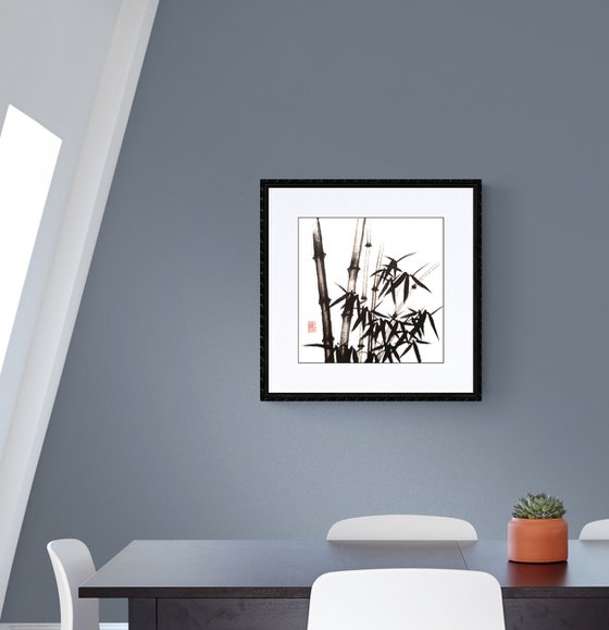 The magic of the bamboo forest - Bamboo series No. 2109 Oriental Chinese Ink Painting