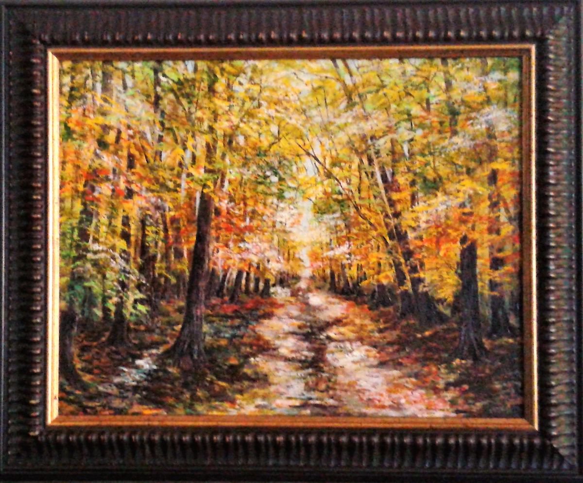 Late Fall on the Path to Home by Nancy Brockmon