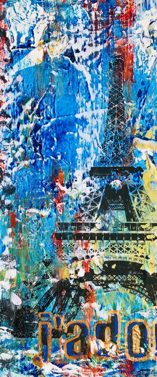 Paris, j’adore! - Eiffel Tower by Cristina Stefan