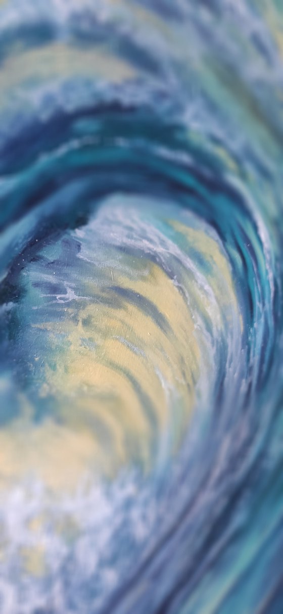 Don't bring me down, wave painting