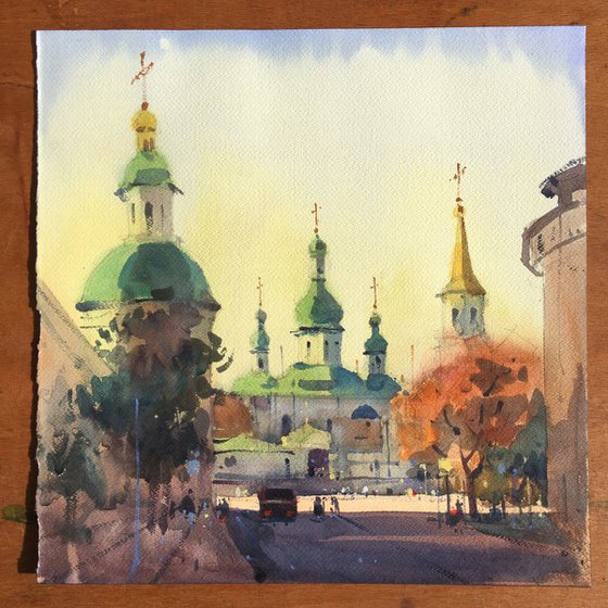 At the Walls of the Kiev-Pechersk Lavra