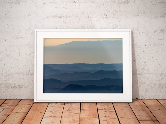 Sunrise over Ramon crater #6 | Limited Edition Fine Art Print 1 of 10 | 45 x 30 cm