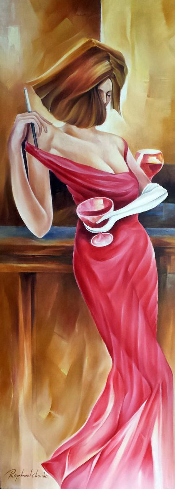 Woman In The Bar
