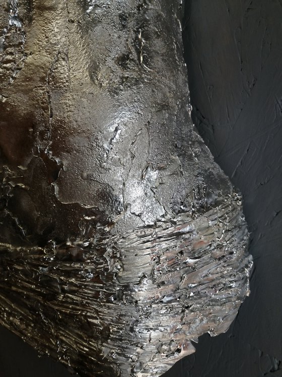 Phaedra, abstract nude sculpture