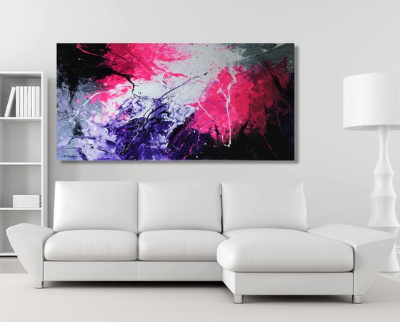 Color Storm I (200 x 100 cm) XXXL (80 x 40 inches)