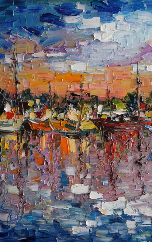 Boats by Haykuhi Khachatryan