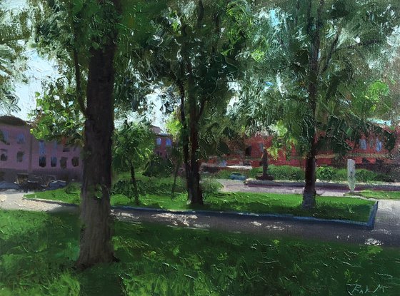 Behind the Gogol Theater