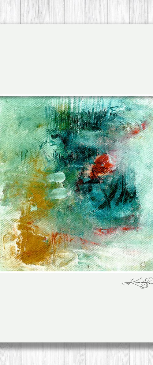 Oil Abstraction 81 - Oil Abstract Painting by Kathy Morton Stanion by Kathy Morton Stanion