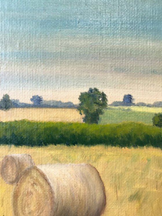 Straw Bales in September