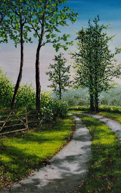 A Country Lane In Summer by Hazel Thomson