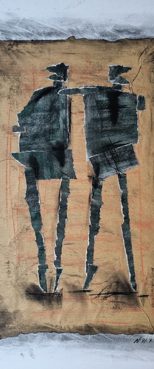 Two Figure Study by Neil Wood