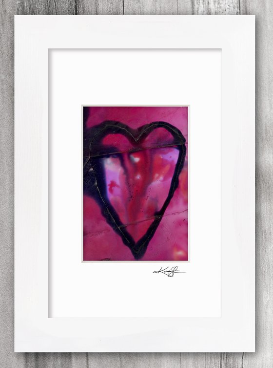 Heart 2020-1 -  Mixed Media Painting by Kathy Morton Stanion