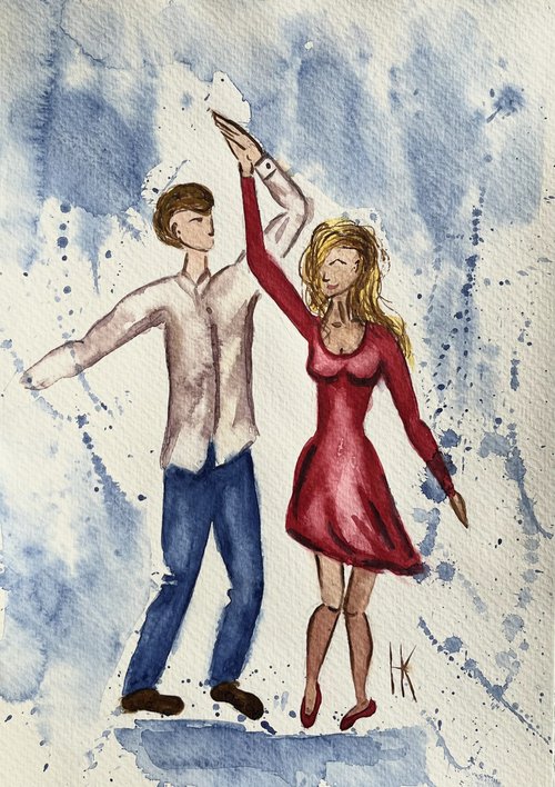 Dance under the rain by Halyna Kirichenko