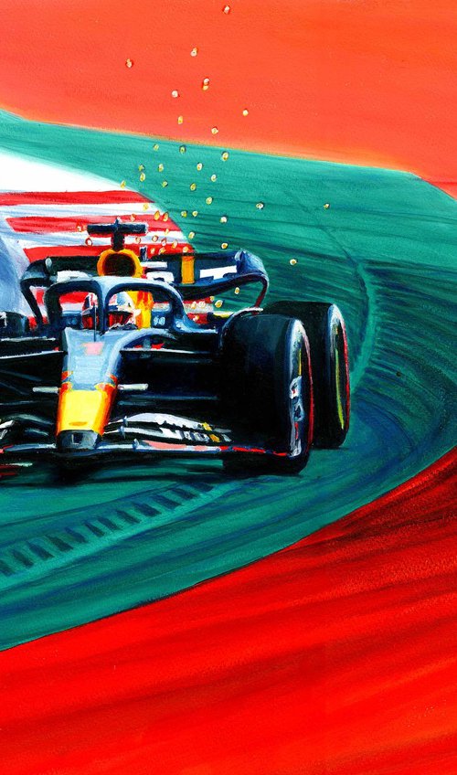 Max Verstappen - 2023 Austrian Grand Prix Winner by Alex Stutchbury