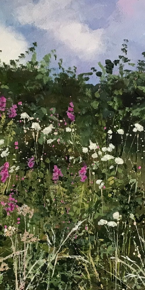 Summer Hedgerow by Valerie Jobes