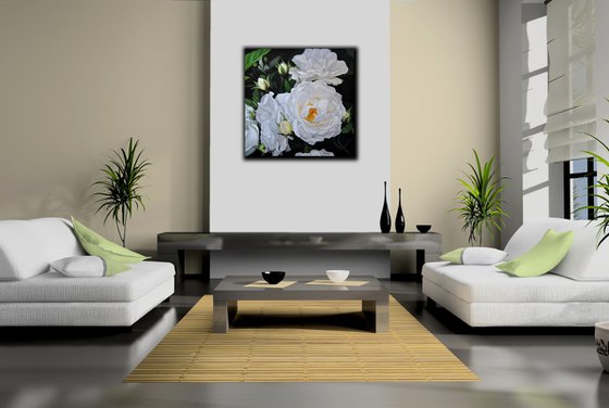 Roses painting