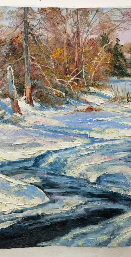 landscape oil painting by Julian Yu