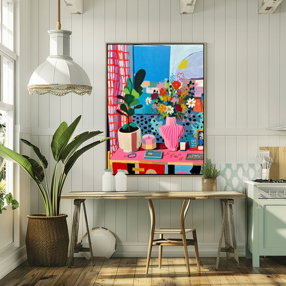 Vibrant Interior Still Life