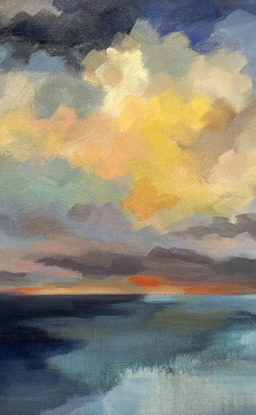 Marine Layer Sunset by Silvia  Vassileva
