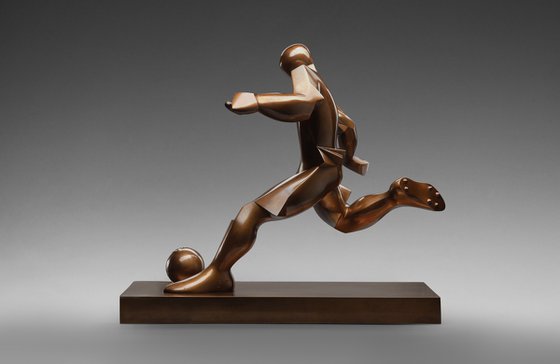 The Football Player Sculpture