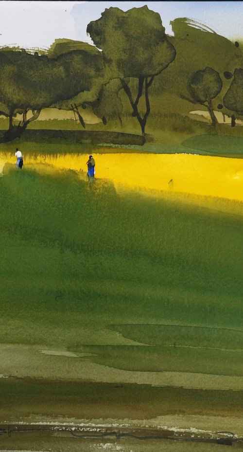 Fleeting gimpse_ mustard yellow 2 by Prashant Prabhu