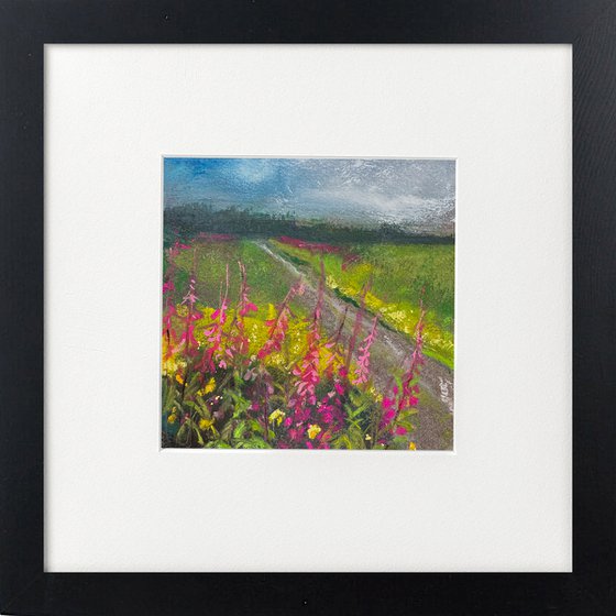Three Rosebay Willowherb framed