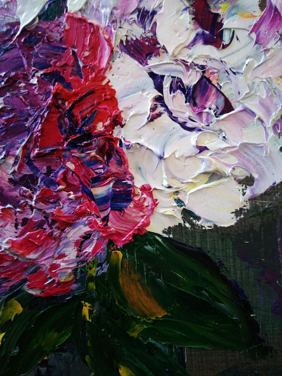 Peonies Flowers Still Life