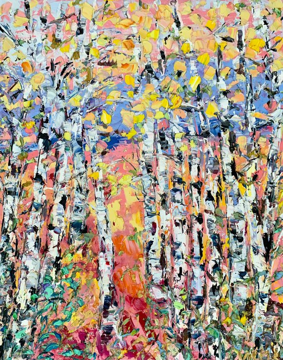 Birch trees