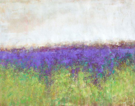 Lavender Purple Day 40x50 inches