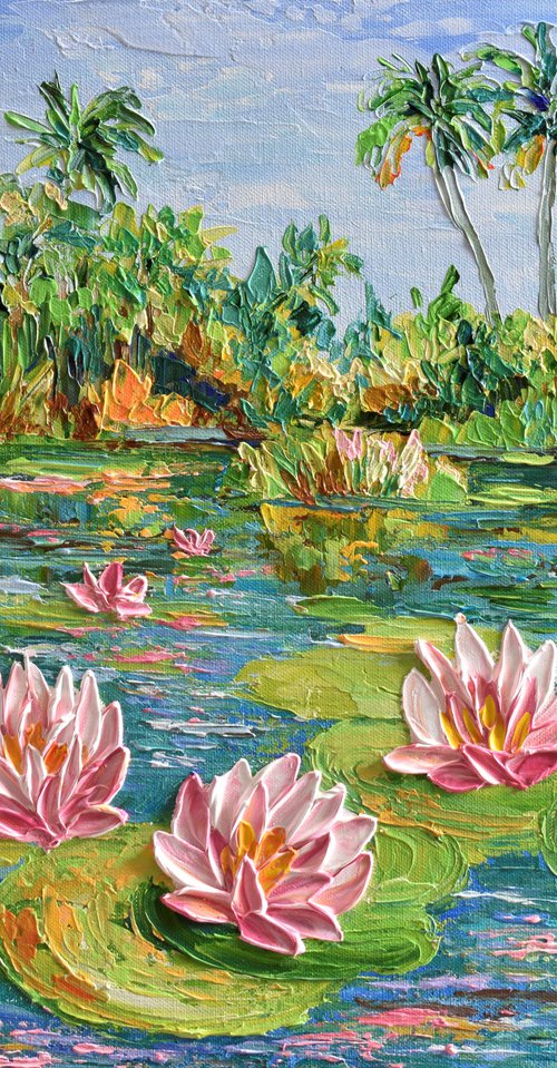 Water Lilies at Friedman Park by Olga Tkachyk