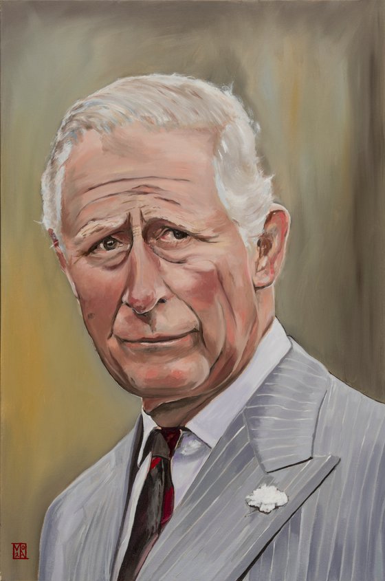 'The King and I' - Oil Portrait of Prince Charles III