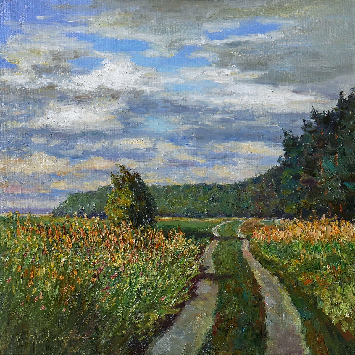 The Path Under The Clouds by Nikolay Dmitriev