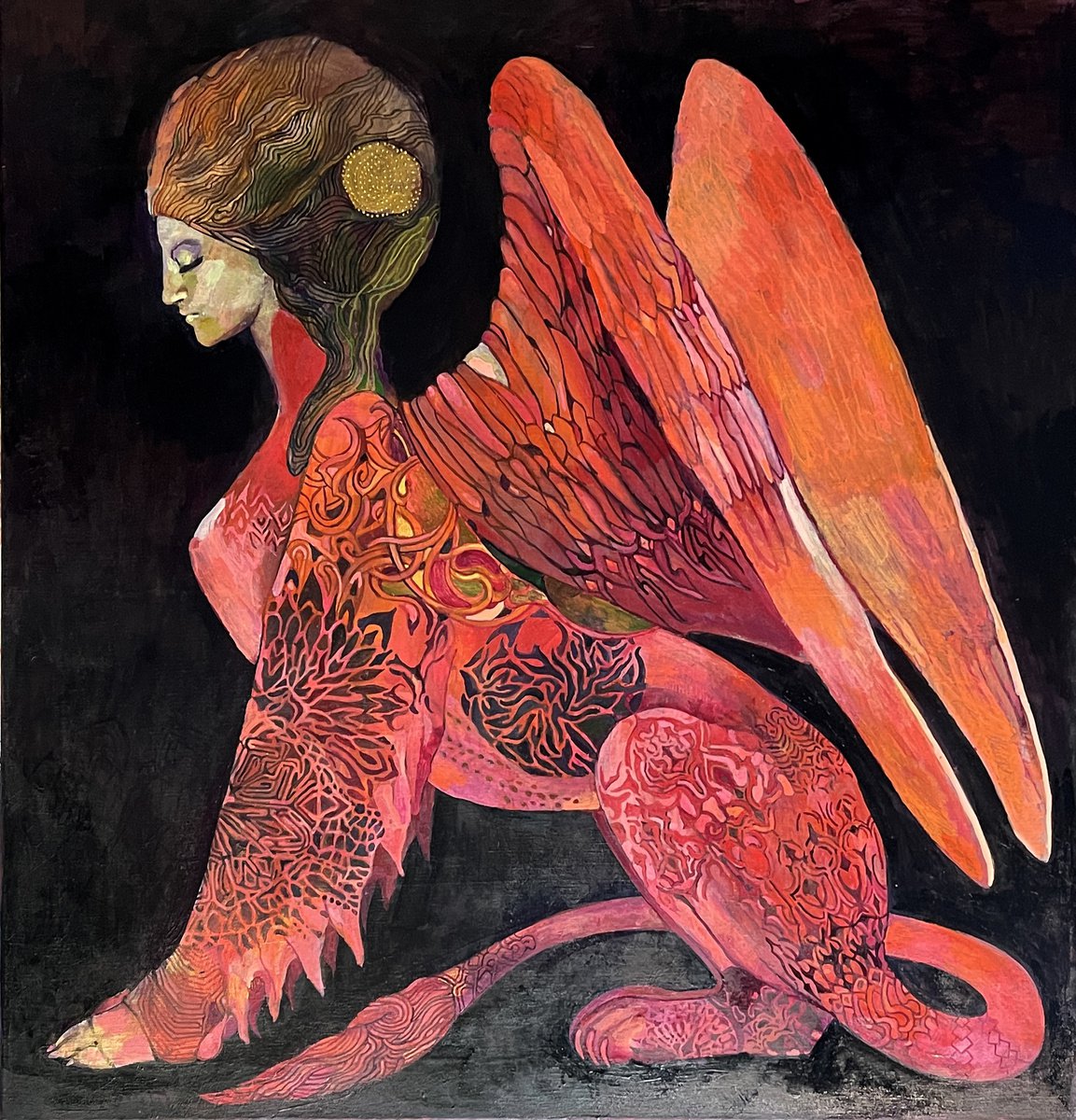 fiery wings by Olga Zelinska