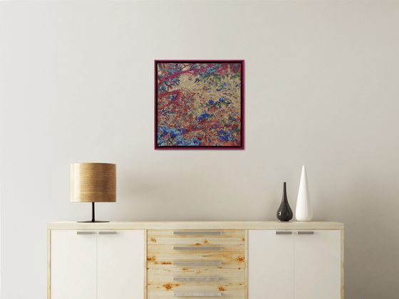 Cobalt & Pink Golden Magnolias