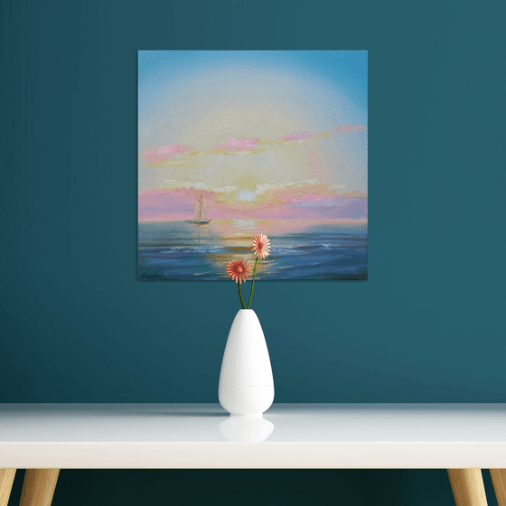 Boat in Sunset 2