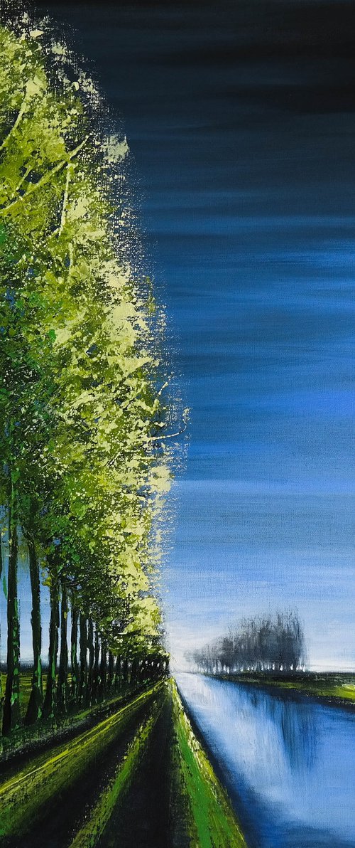 Tree lines - Fields and Colors Series by Danijela Dan