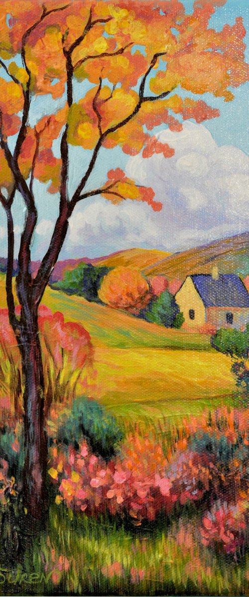 Fall on a Ranch by Suren Ter-Avakian