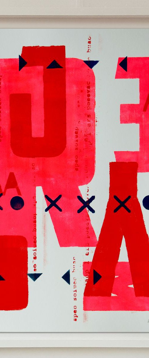 Neon Typography #sam2 (42x59,4cm) by ROCO Studio