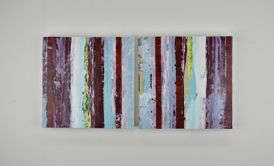 Aqua 20 (Diptych)