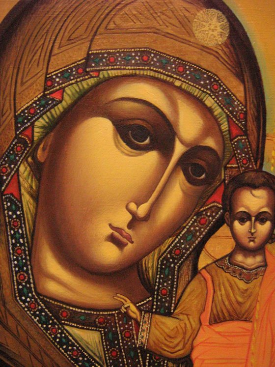 Kazan icon of the Mother of God  50X60cm