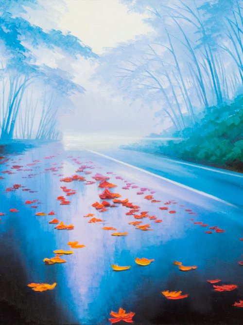MORNING ROAD by Oleksii Vylusk