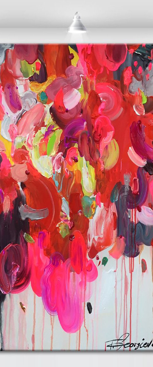 'Floralibus' - 40x40" by Tatiana Georgieva