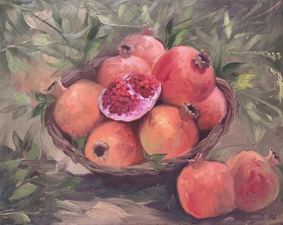 A Basket Full of Pomegranates