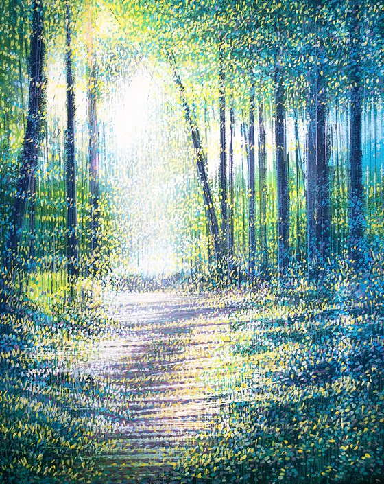 Spring Forest Trees