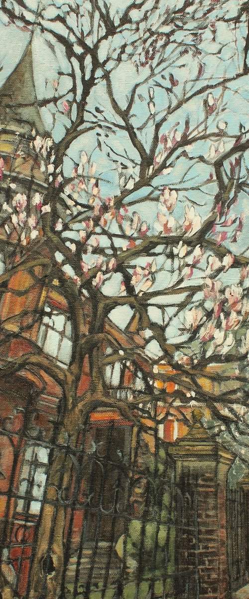 The house in magnolias by Joanna Plenzler