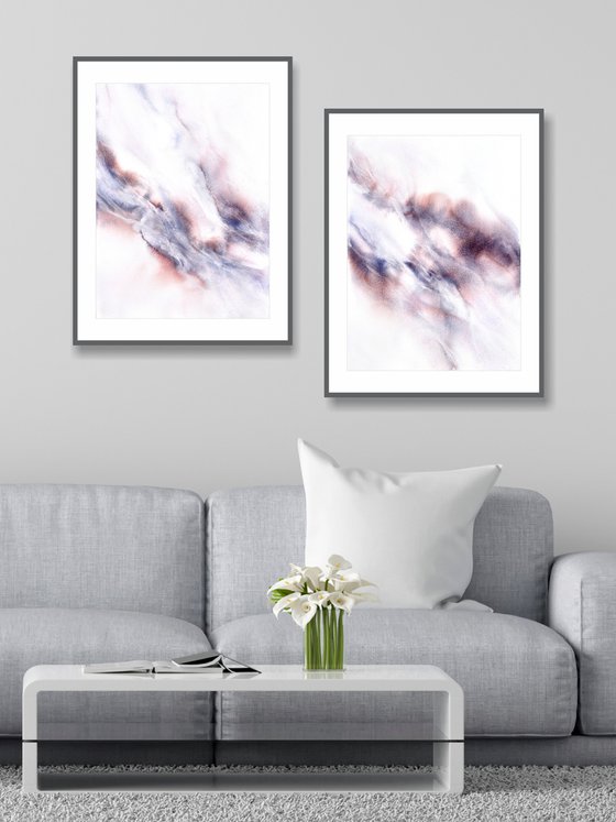 Abstract minimalist set of 2